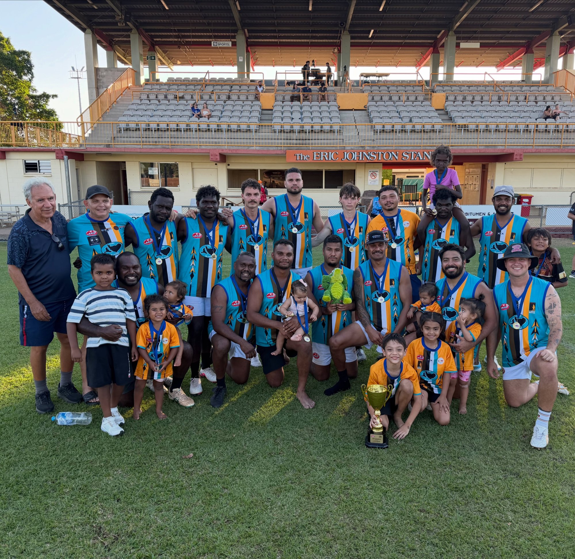 Tiwi break Larrakia's streak to claim Darwin 9s title