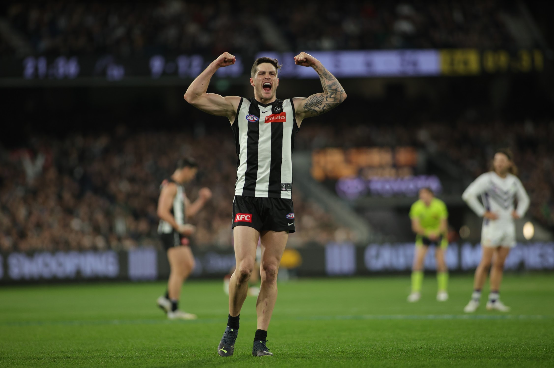 Magpies sink Dockers in dominant MCG finals display | National ...