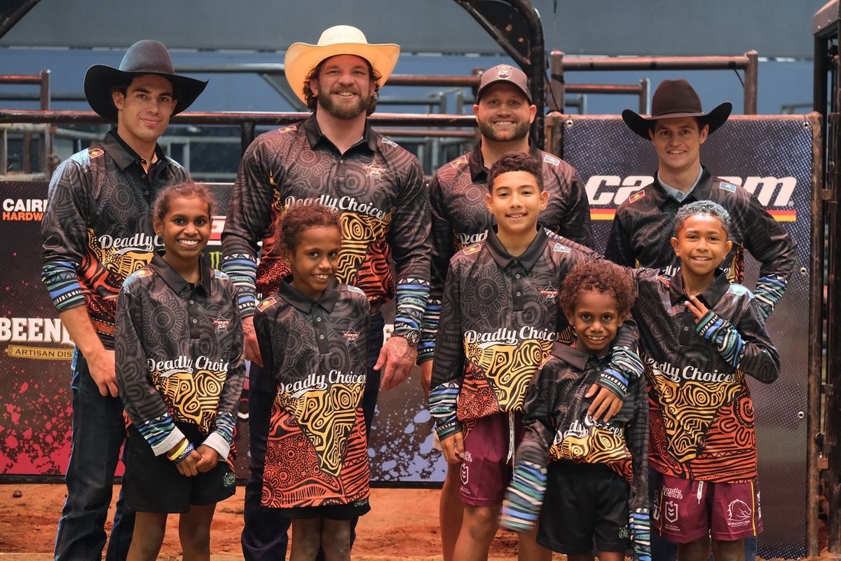 Indigneous Bull Rider Young mob gear up to learn the ropes of bull riding | National ...