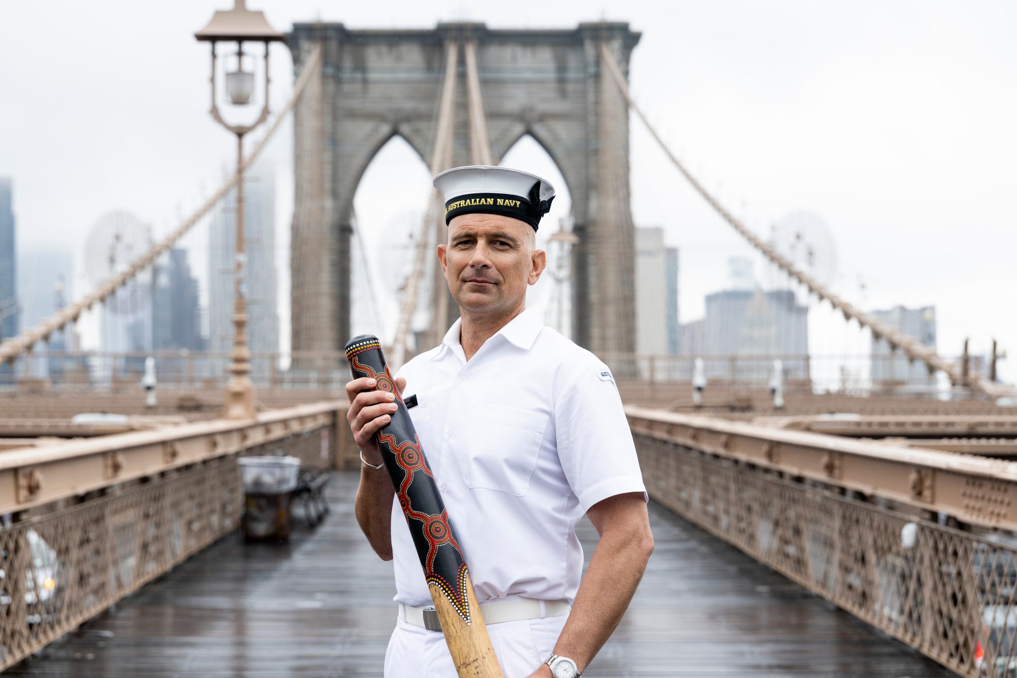 Grant Rowsell: representing both Indigenous Australia and the Navy through music