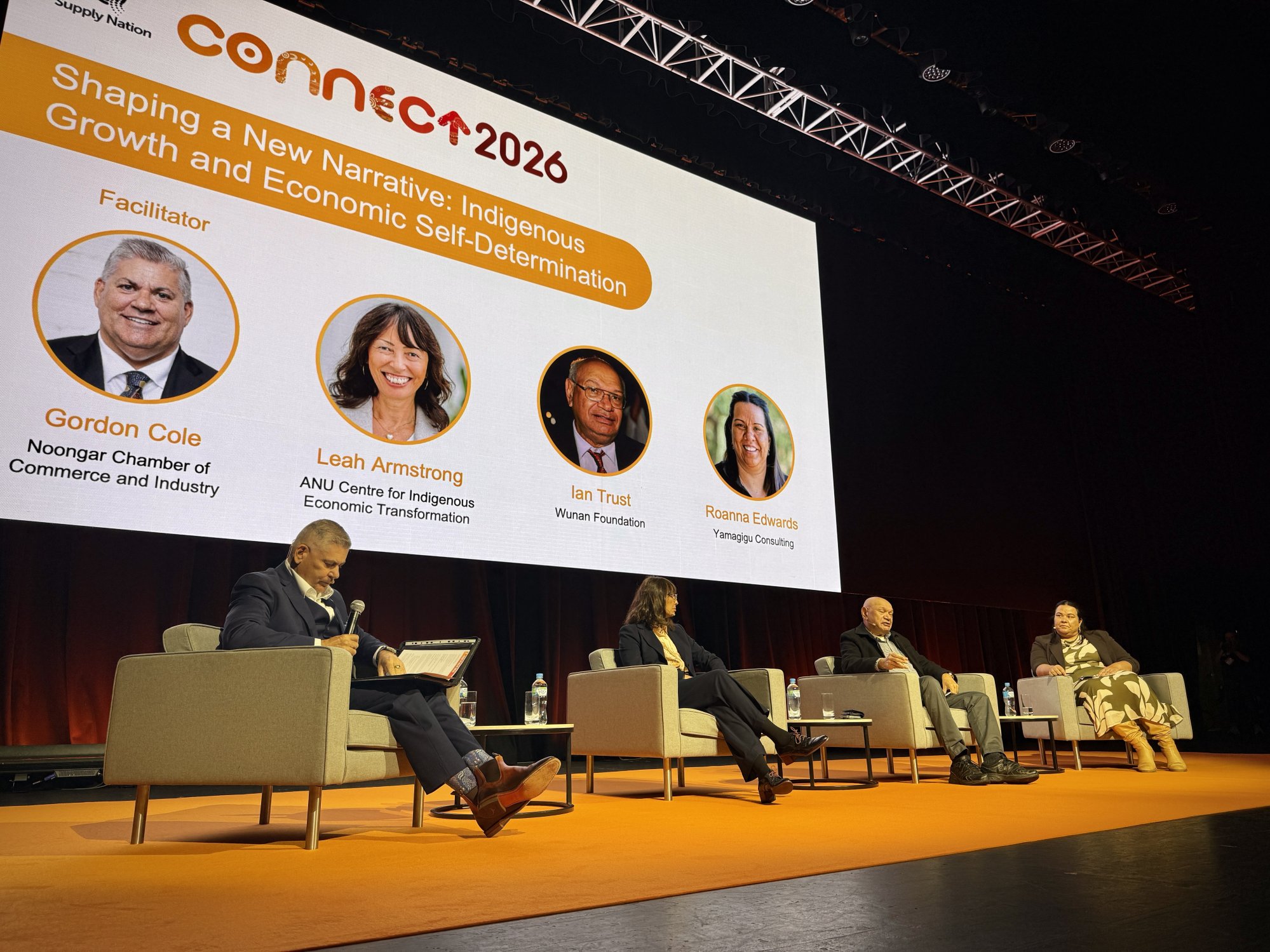 'Stop competing with us for work that is meant for our mob': panel throws down challenge to corporate Australia