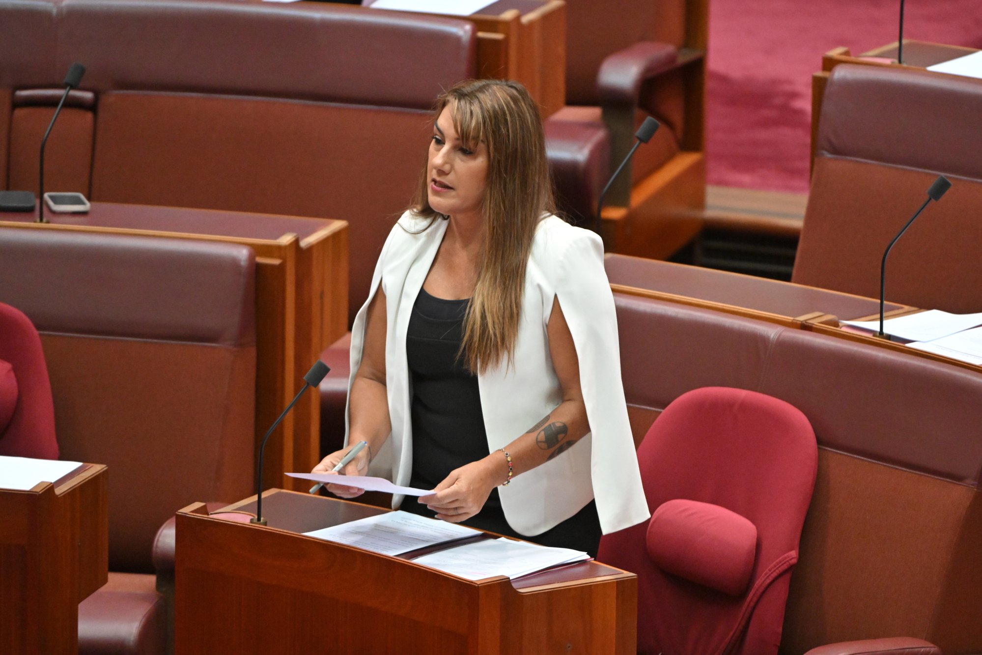 Lidia Thorpe bills aim to abolish shackling during childbirth and strip searching of children
