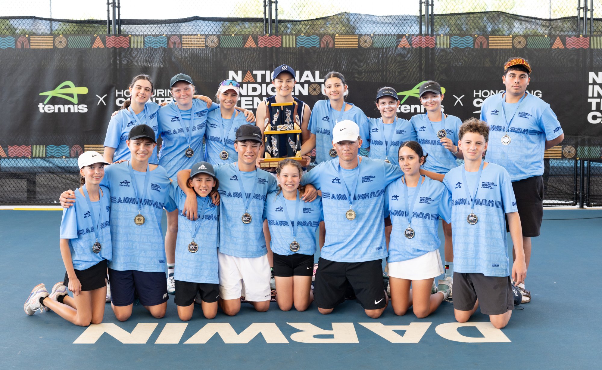 Winners on and off court announced at National Indigenous Tennis Carnival