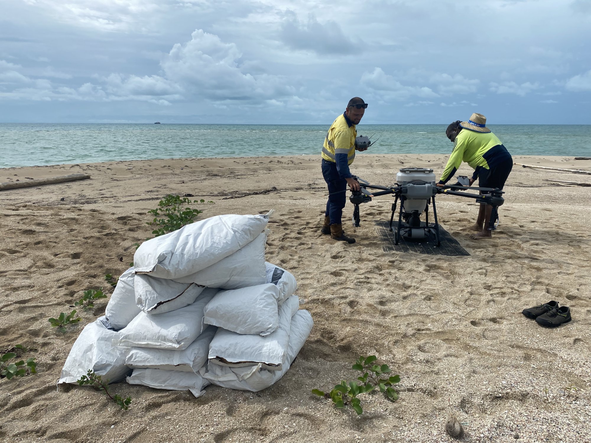 Rat-free zone: Traditional Owners lead drone defence in western Torres Strait