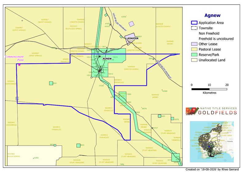 Authorisation Meeting Notice: Proposed WA Goldfields Native Title claim, Agnew and surrounds