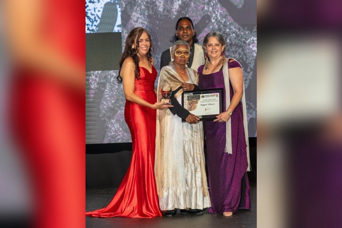A lifetime of carrying culture: Aunty Regina Pilawuk Wilson honoured as Darwin NAIDOC Female Elder of the Year