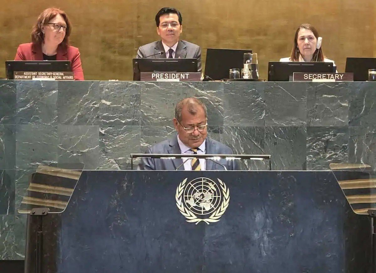 Tuvalu calls for stronger UN support to tackle Pacific security threats