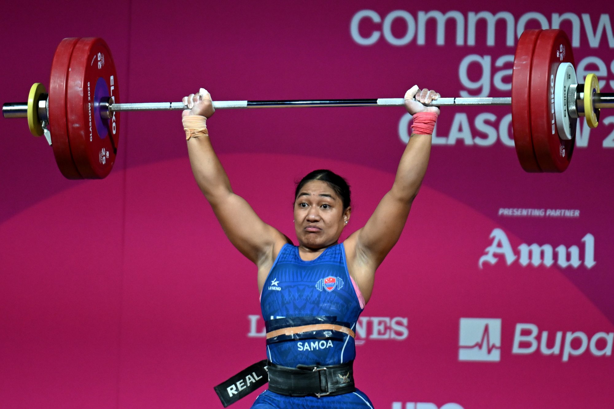 Teen weightlifting star wins Samoa's first Games gold