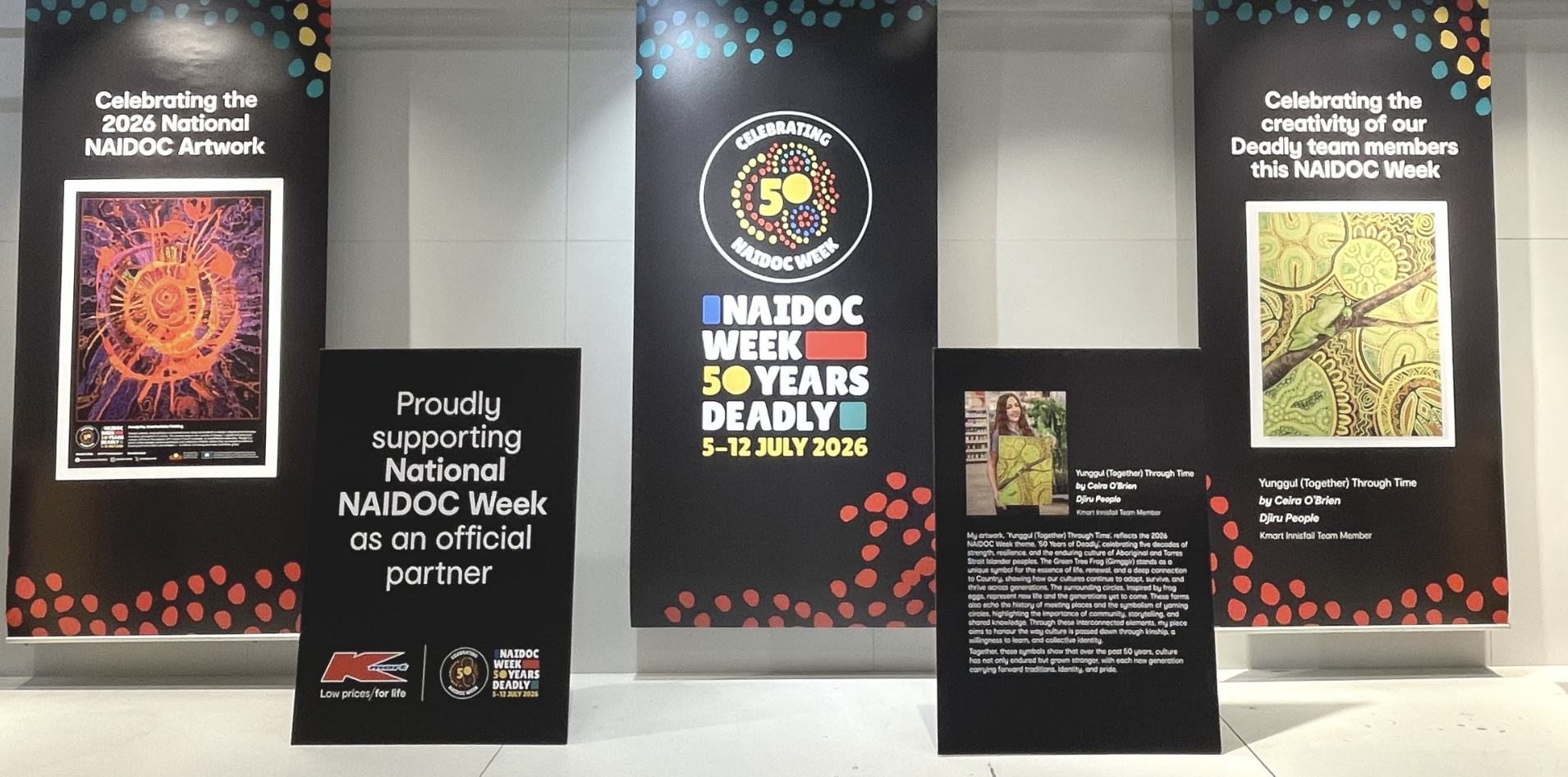 Official 2026 National NAIDOC Week poster available for free across Kmart and Target stores