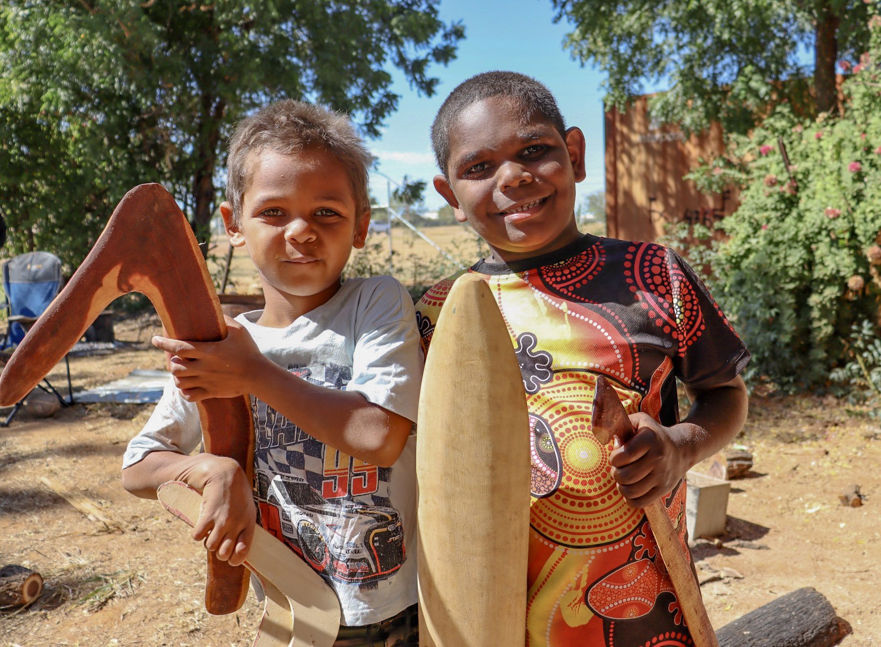 Boomerangs, bush medicine and culture shared at KALACC this NAIDOC Week