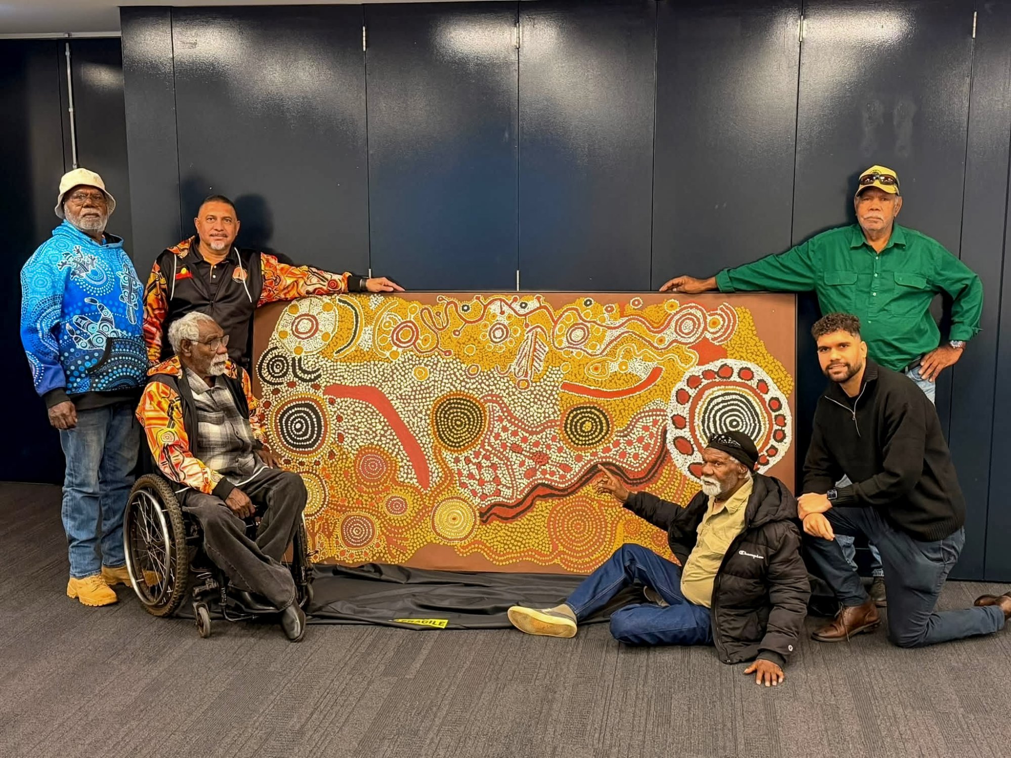 The paintings that became a road home for Warlpiri artists