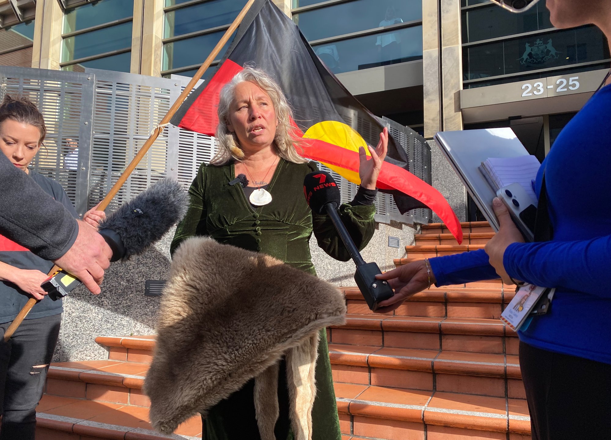 ‘Let’s get ‘em’ - Aboriginal activist takes on forestry staff during trespass case