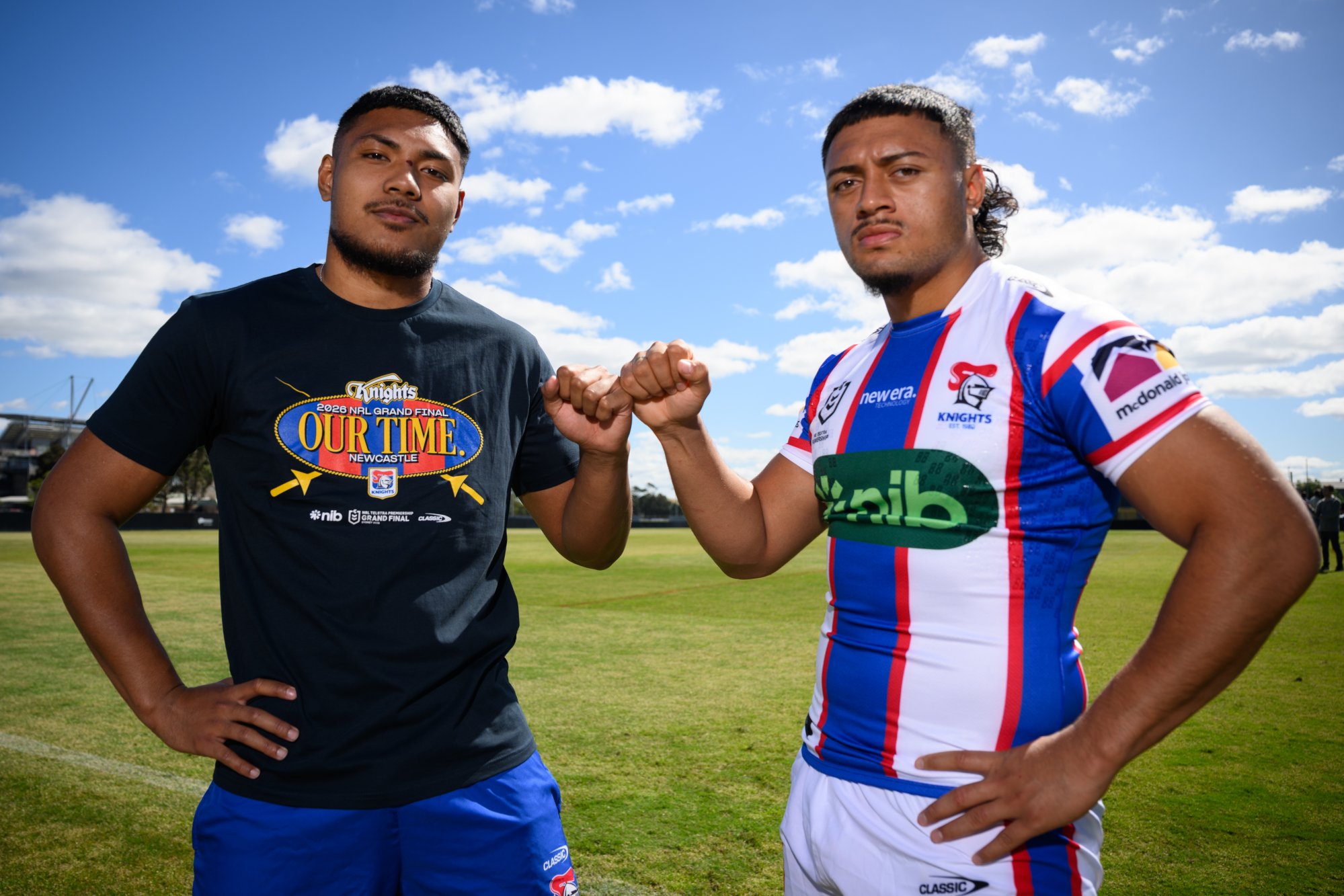 Meet the Bruise Crew: Knights duo settle on nickname