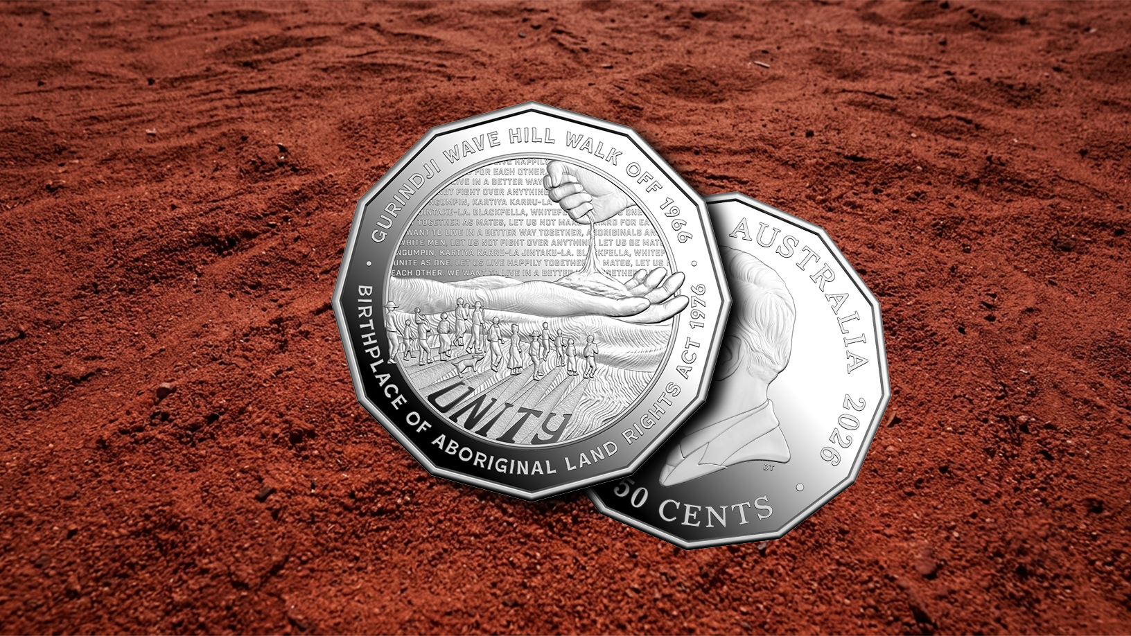 New 50 cent coin marks 60 years since the Wave Hill Walk-Off