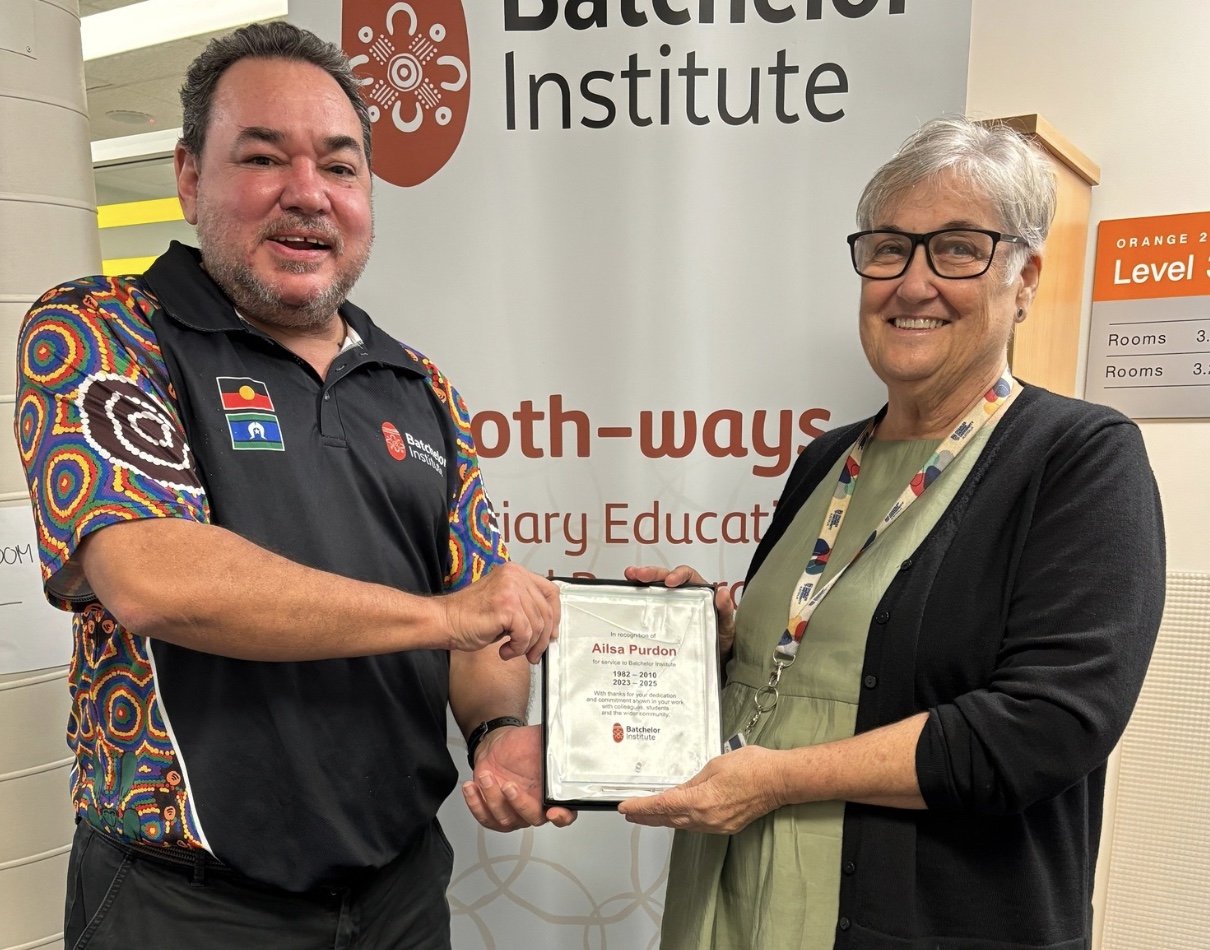 Bilingual education advocate Dr Ailsa Purdon retires from Batchelor Institute