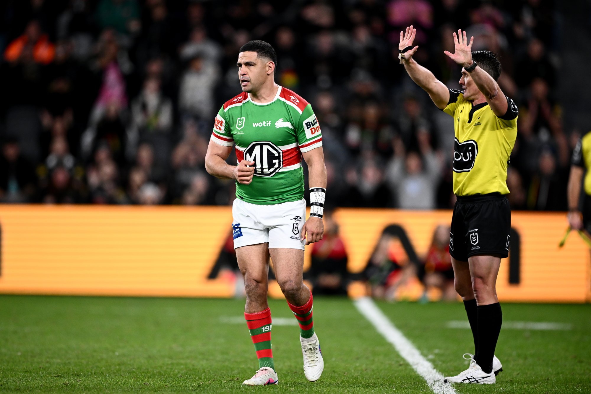 Souths veteran banned for kicking Penrith playmaker