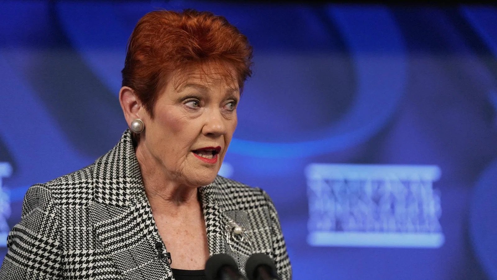 Hanson vows to abolish Indigenous affairs department in fiery National Press Club address