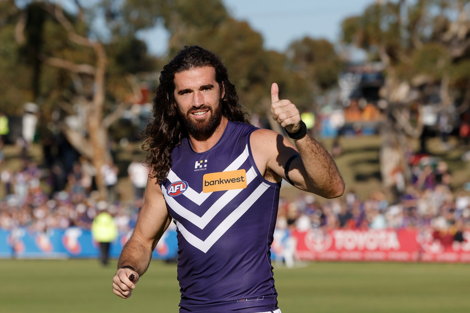 AFL 'catching on' as Dockers captain reaches milestone