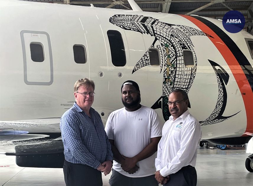 Baydham Indigenous art showcased on rescue aircraft | National Indigenous Times