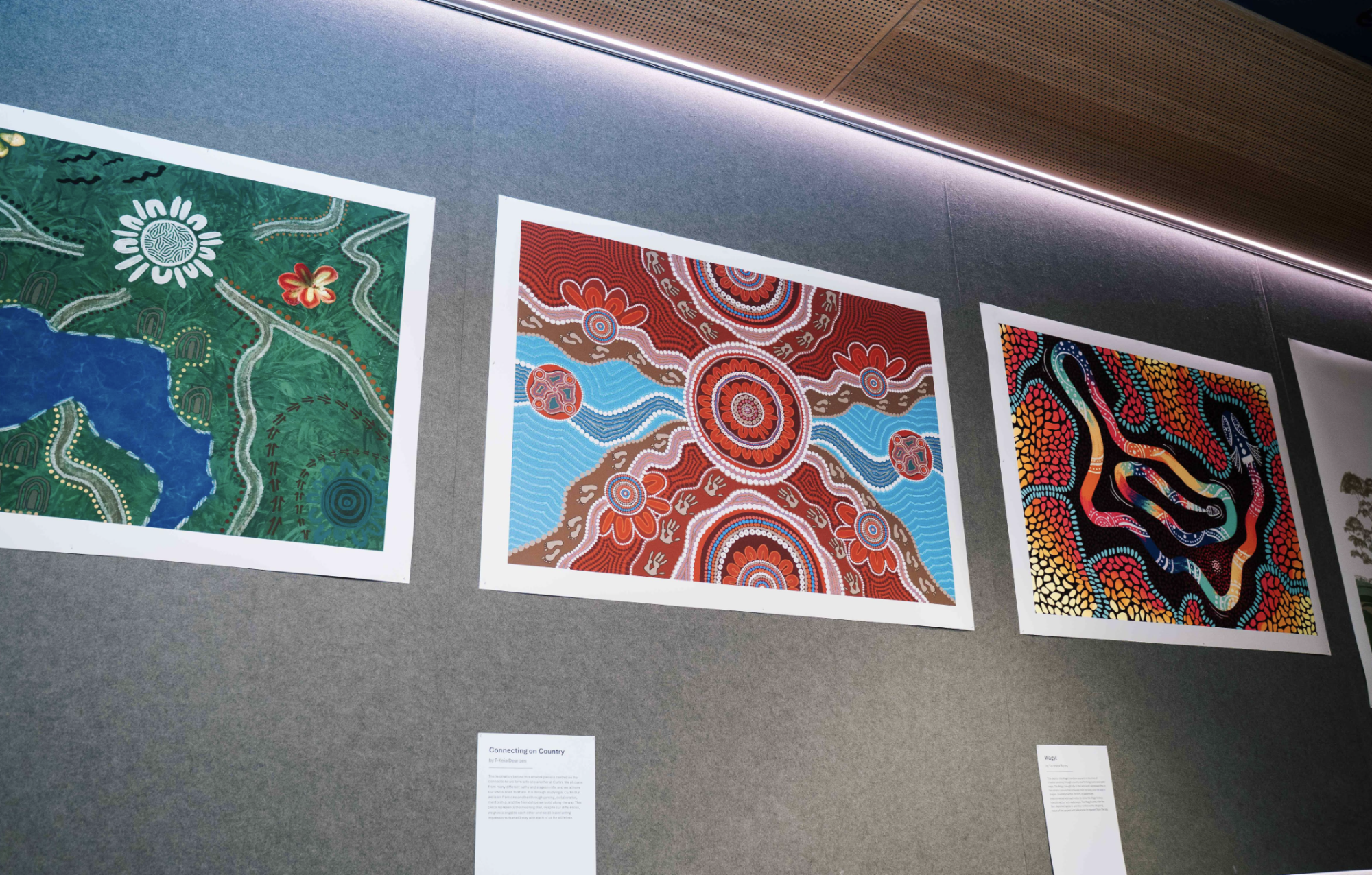 Indigenous student’s winning art celebrates connections formed at Curtin University