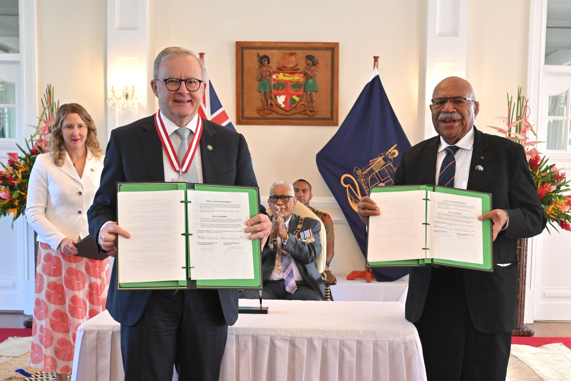 'Stronger together': Fiji pact brought to parliament
