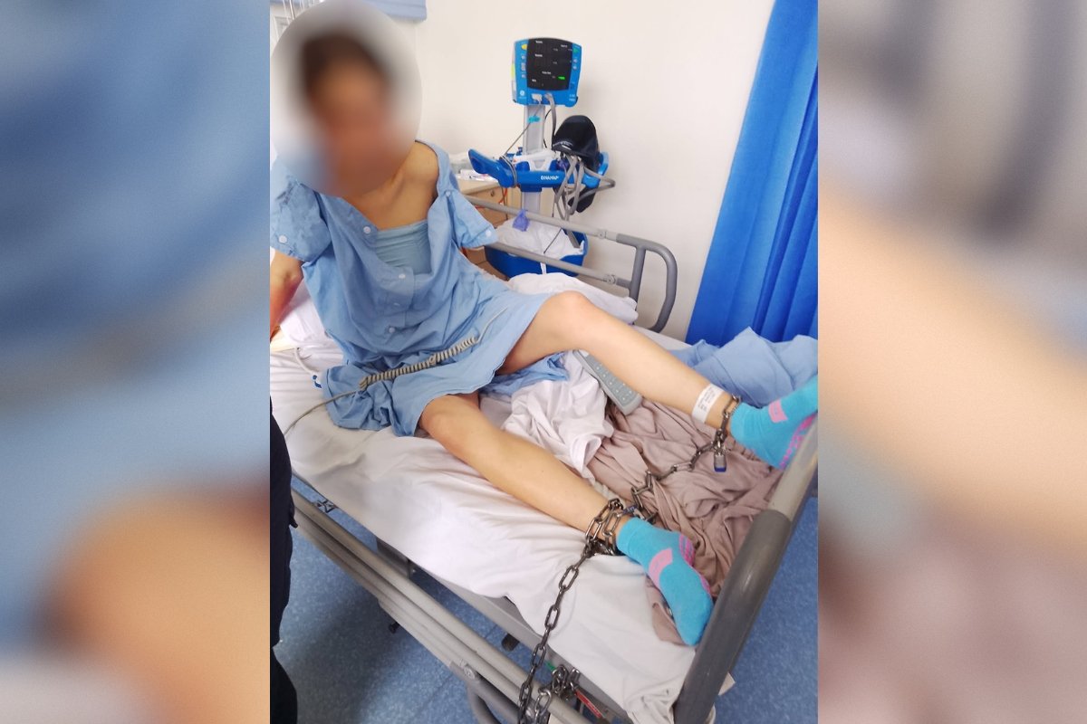 Indigenous teenage girl allegedly dragged from home by cops, chained to hospital bed