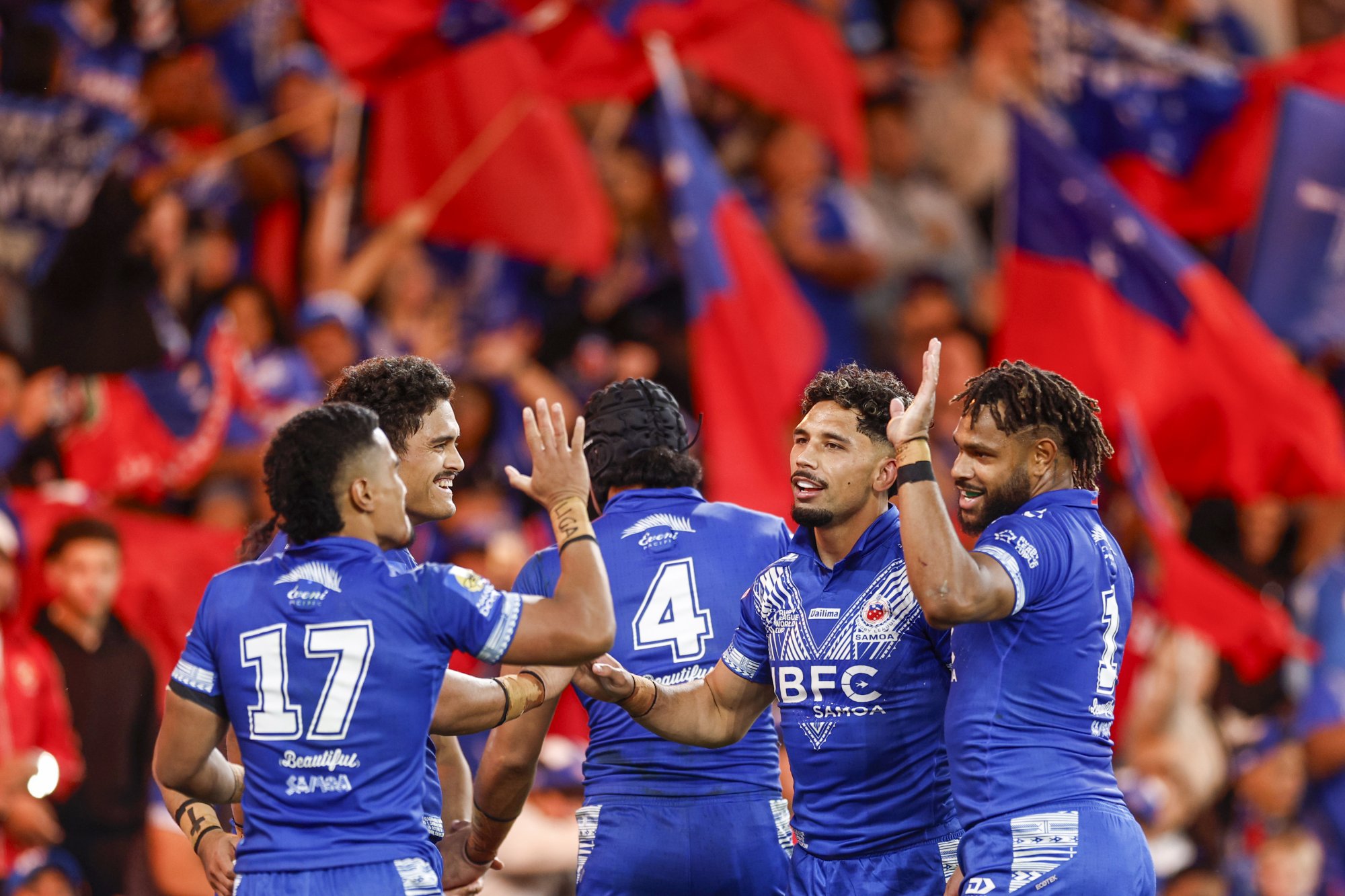 Samoa embrace 'chaos' as Luai, To'o head to PNG