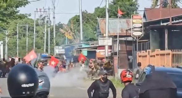 West Papuan demonstrations met with violent response from Indonesian police