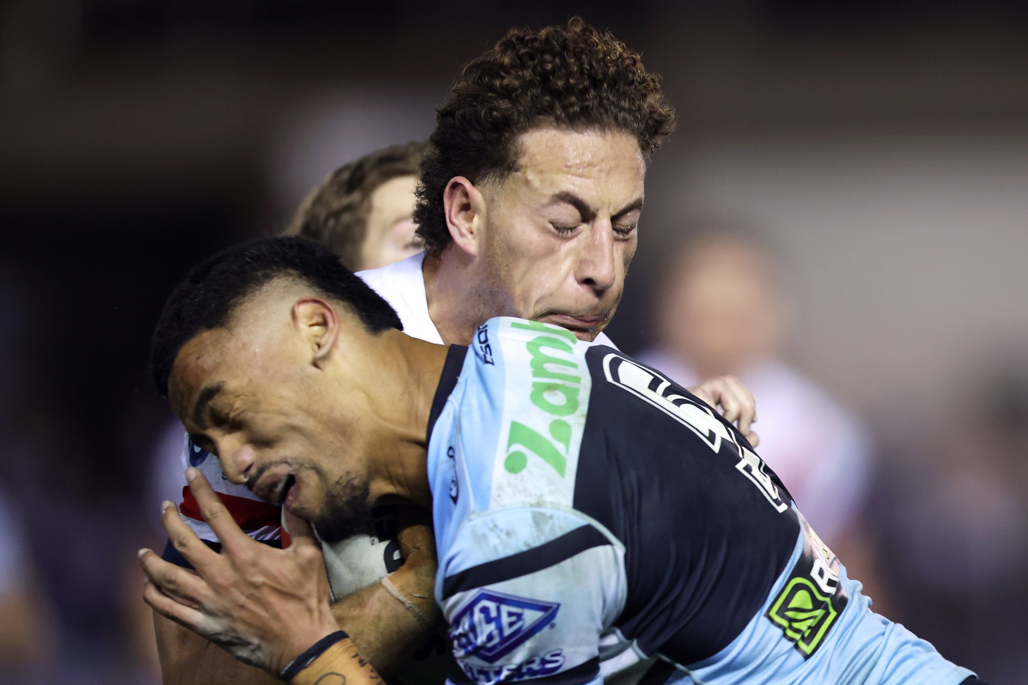 Sanity gone: Mulitalo can't stop himself against Chook