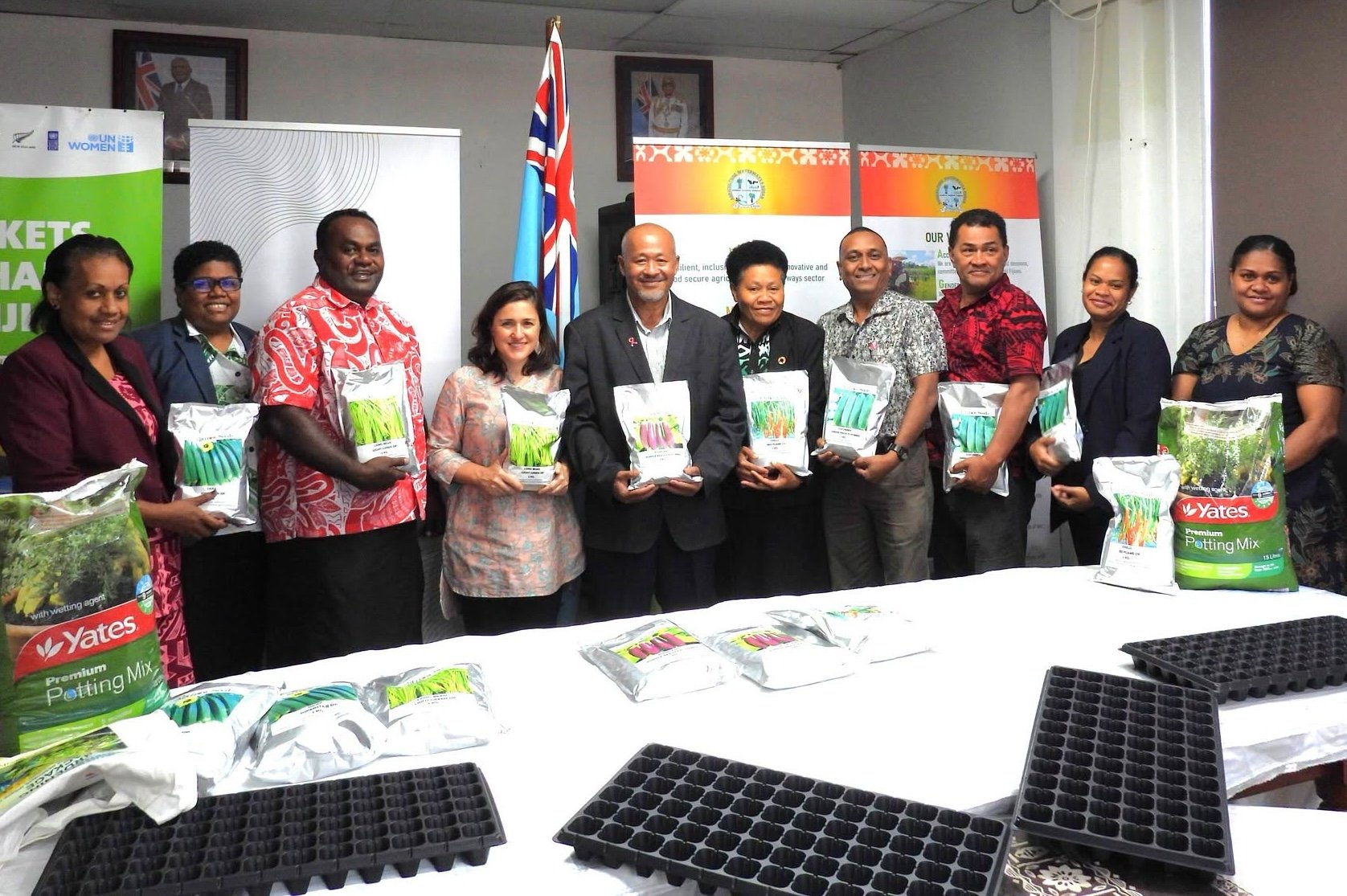 Seed donation supports household food security in Fiji