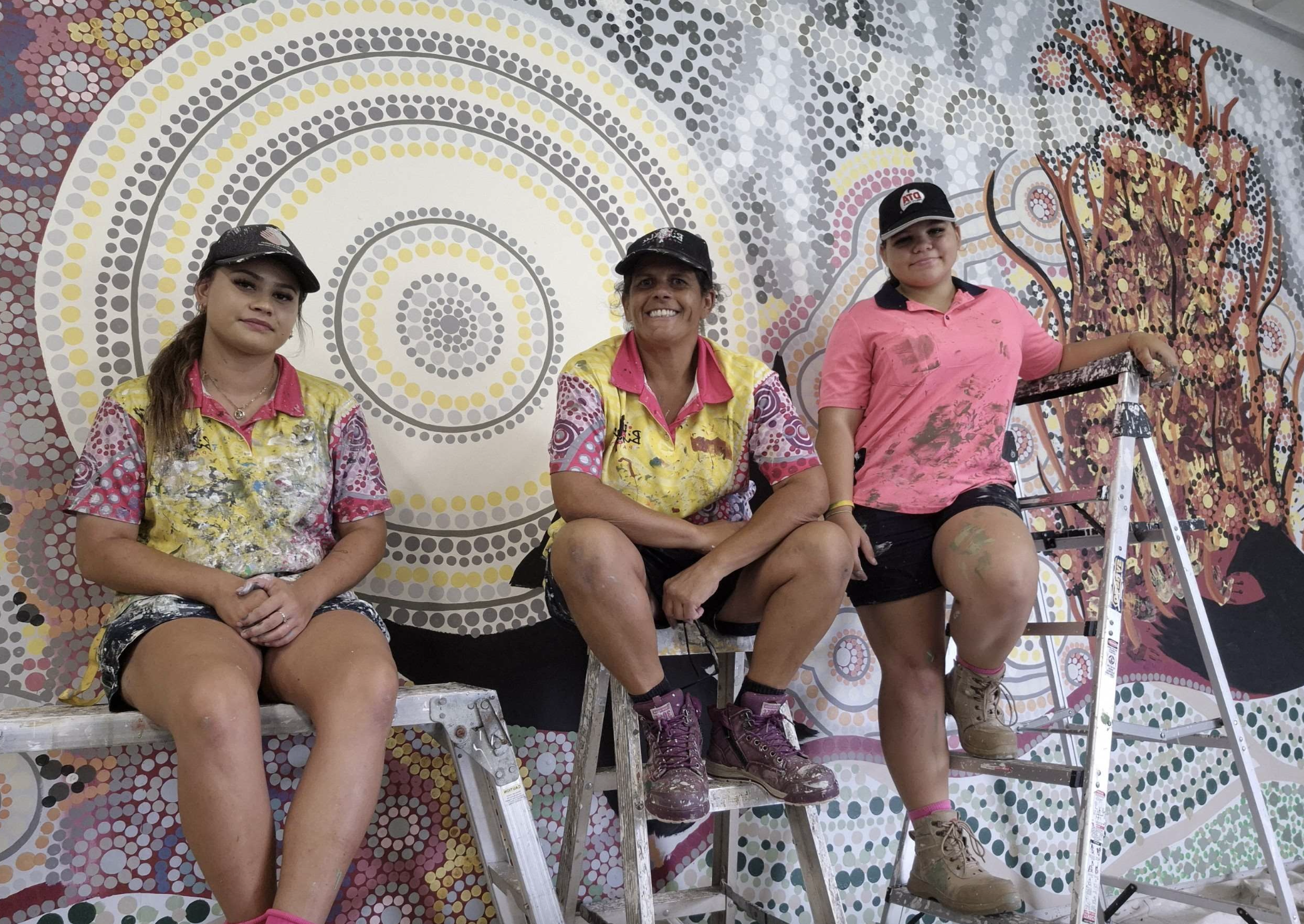 'Keeping culture strong through work': Indigenous artist creates pathways for women in trade