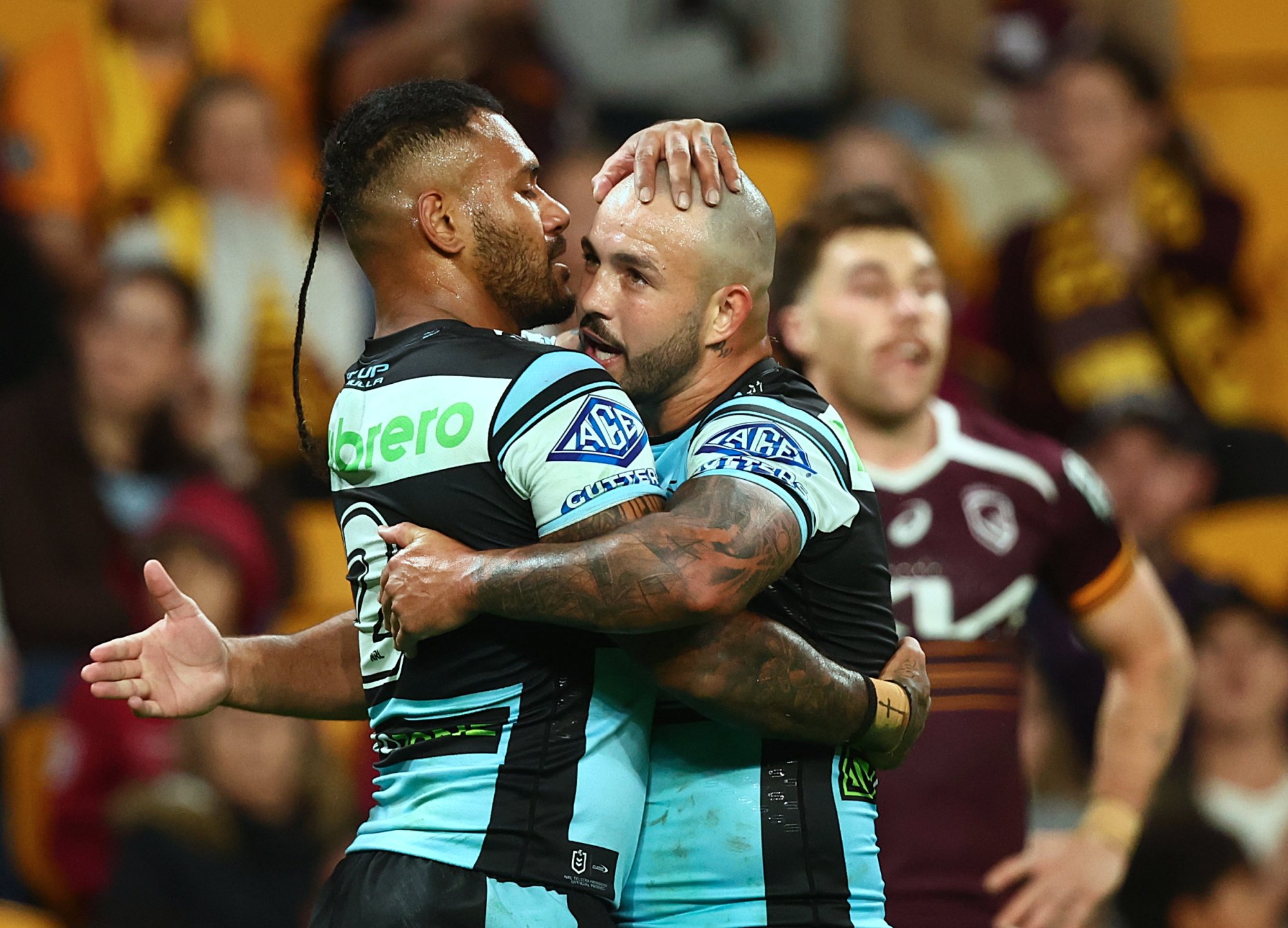 Teammate's massages hoping to fix star Shark