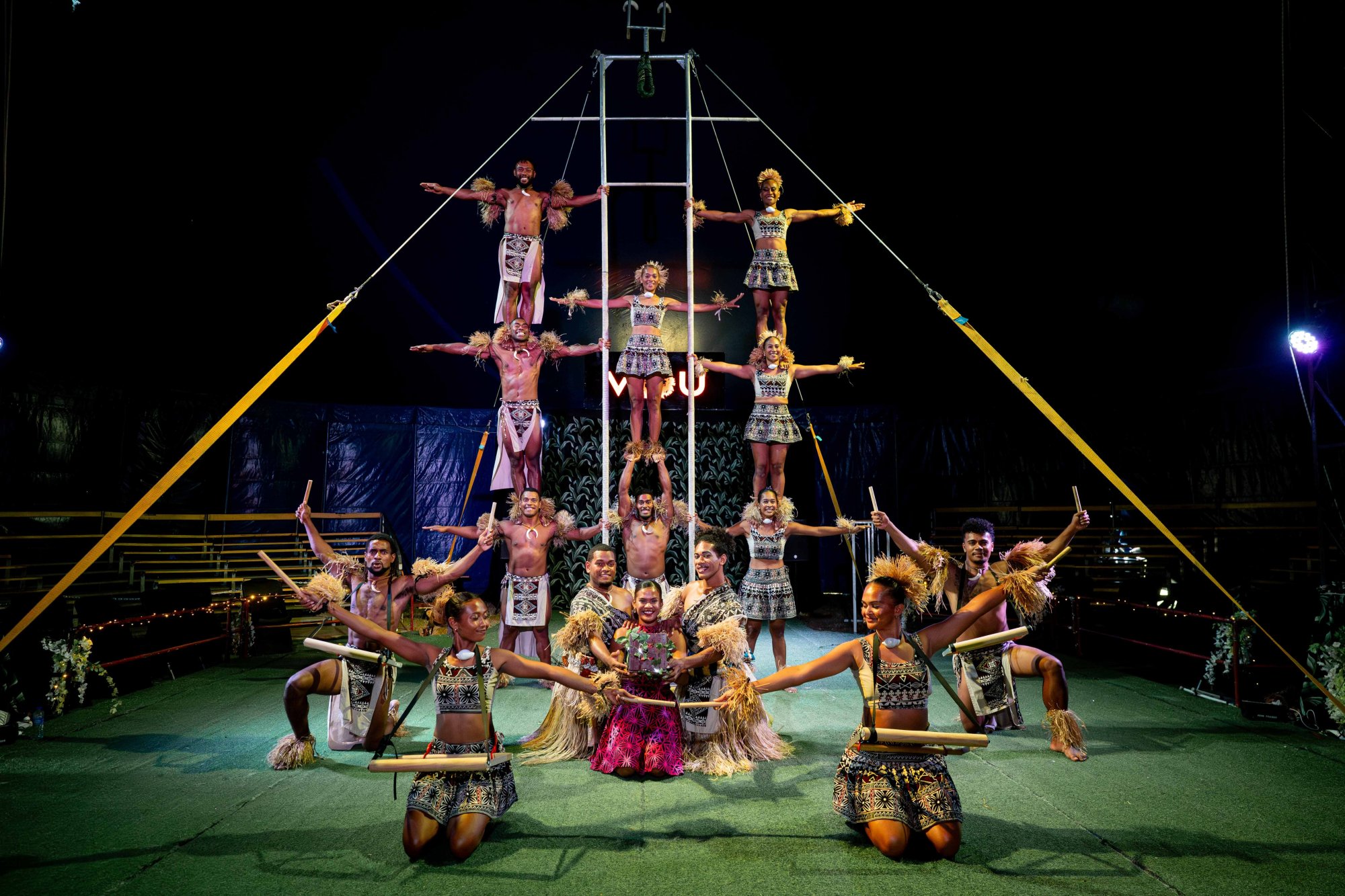 Fijian circus takes off, as crowds build for Riverfire