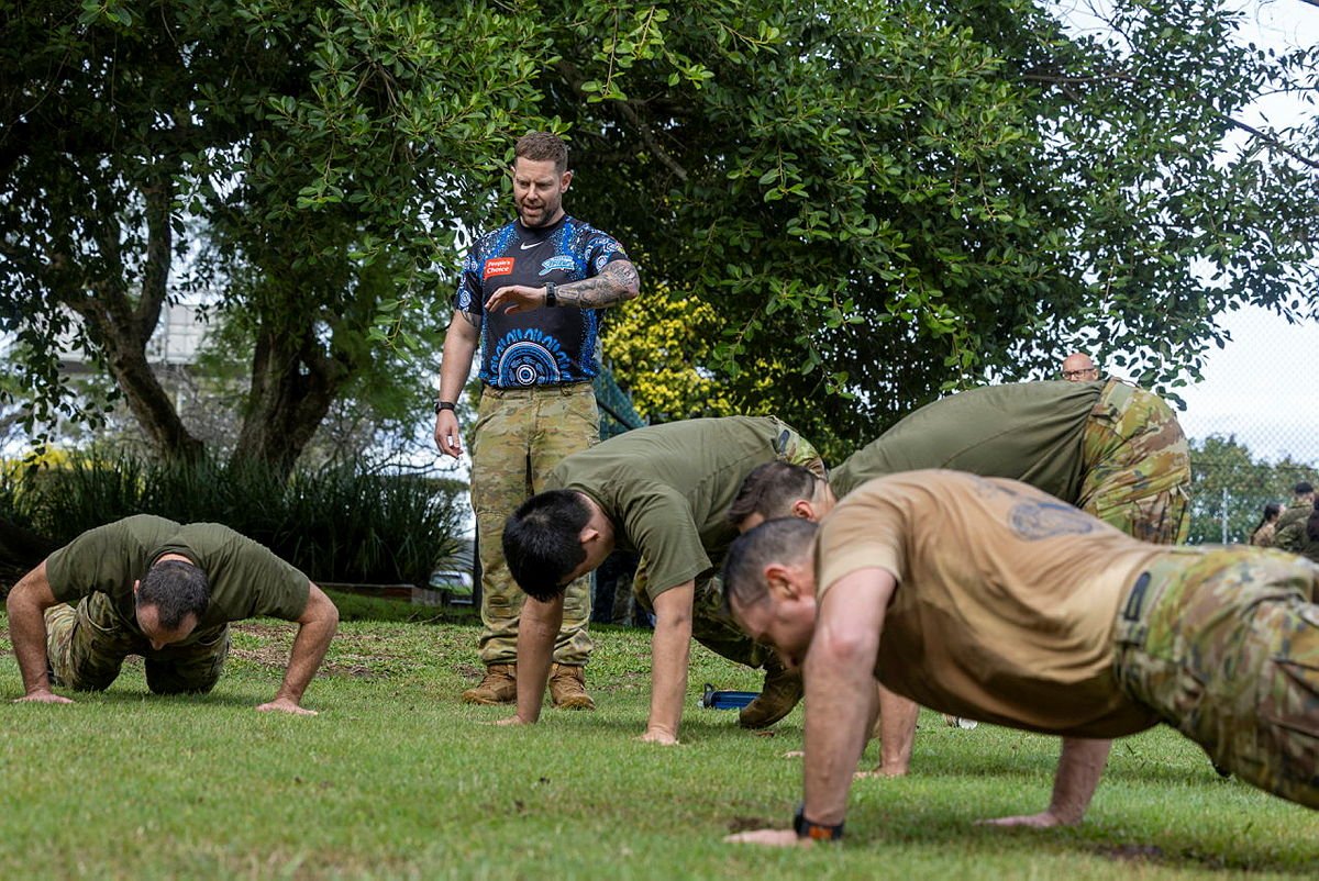 Defence personnel sweat it out in support of First Nations non-for-profit
