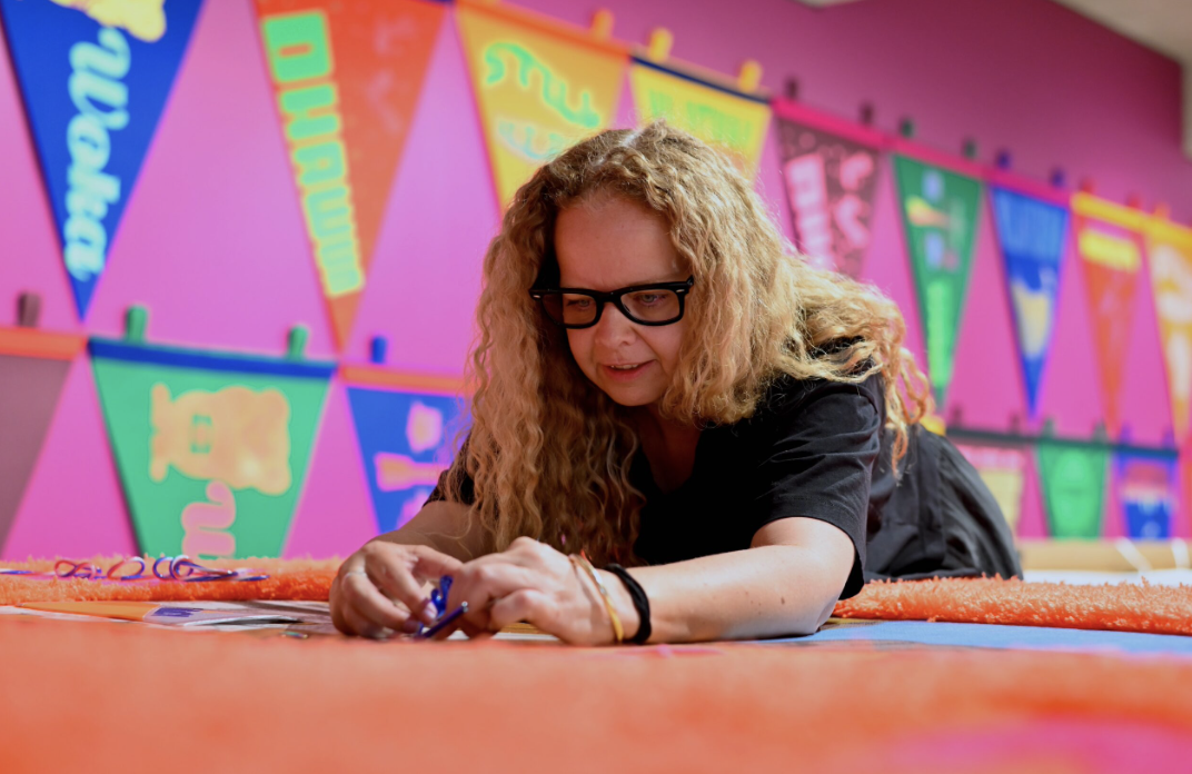 Wadawurrung artist Kait James comes to Flinders University Museum of Art