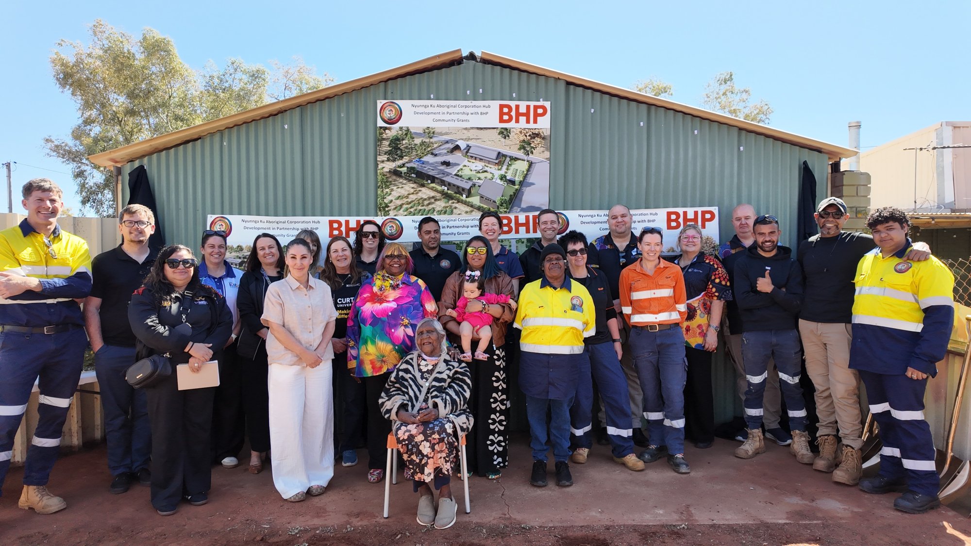 Nyunnga Ku Aboriginal Corporation, BHP announce investment in Regional Community Collective Hub