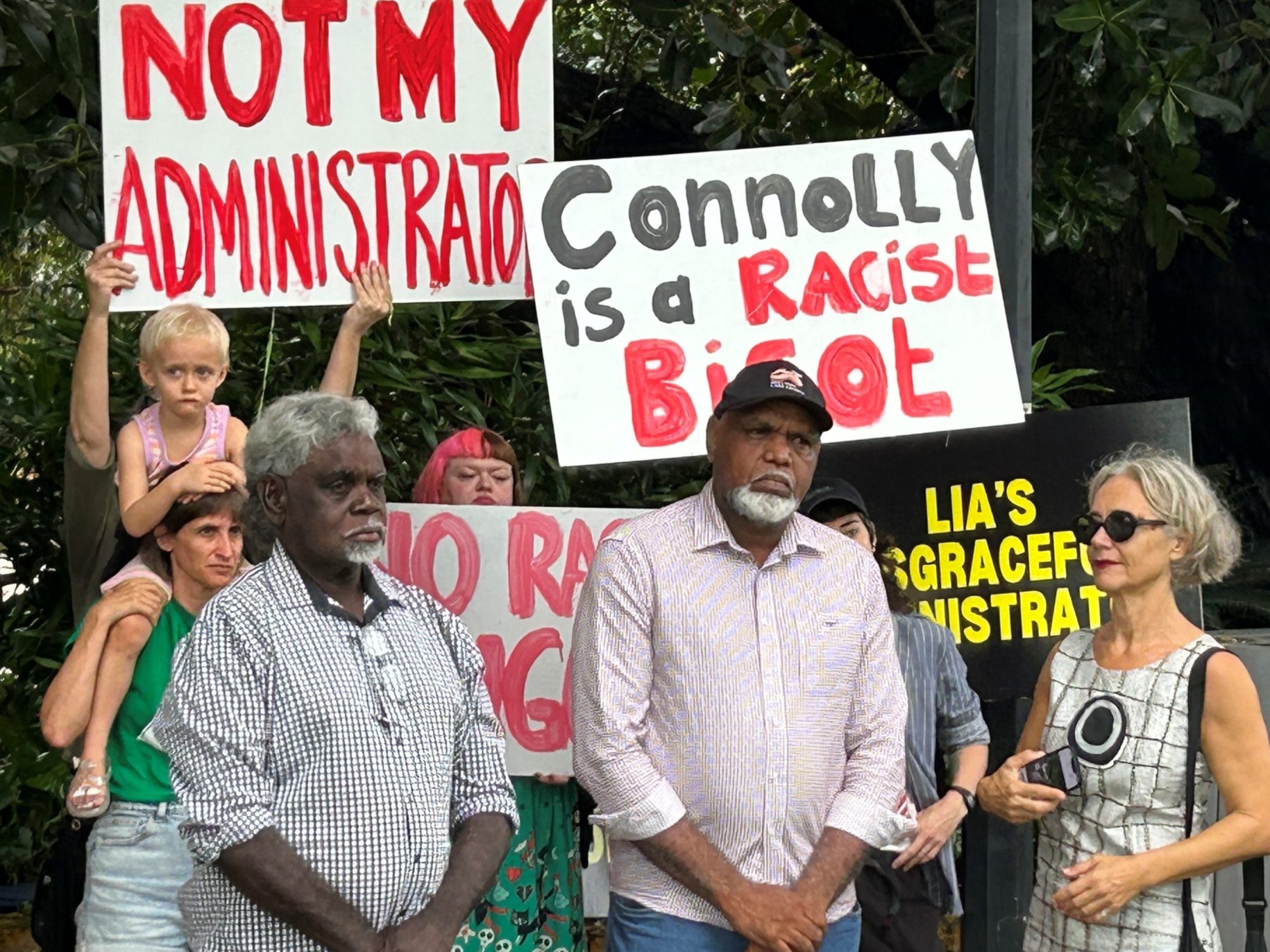 Parliament protests as NT child protection changes face strong opposition from Aboriginal leaders
