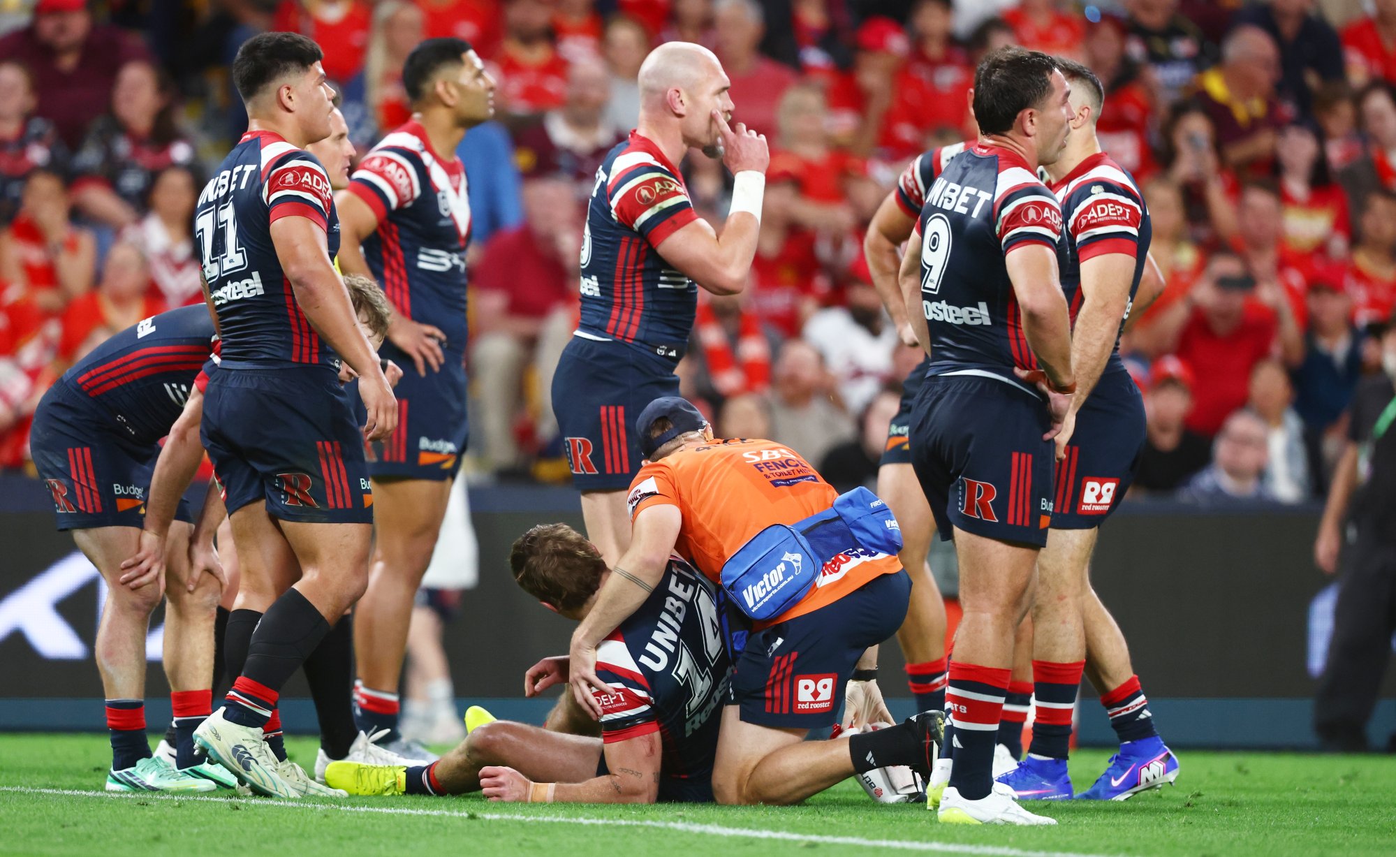 'Good spirits': Roosters players back Watson for GF