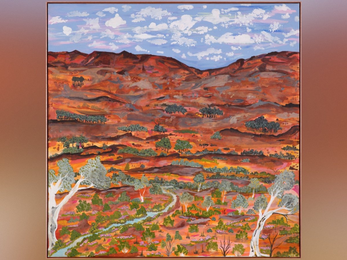 'I paint to keep my country alive' - Elizabeth Ngwarraye Bonney wins Vincent Lingiari Art Award