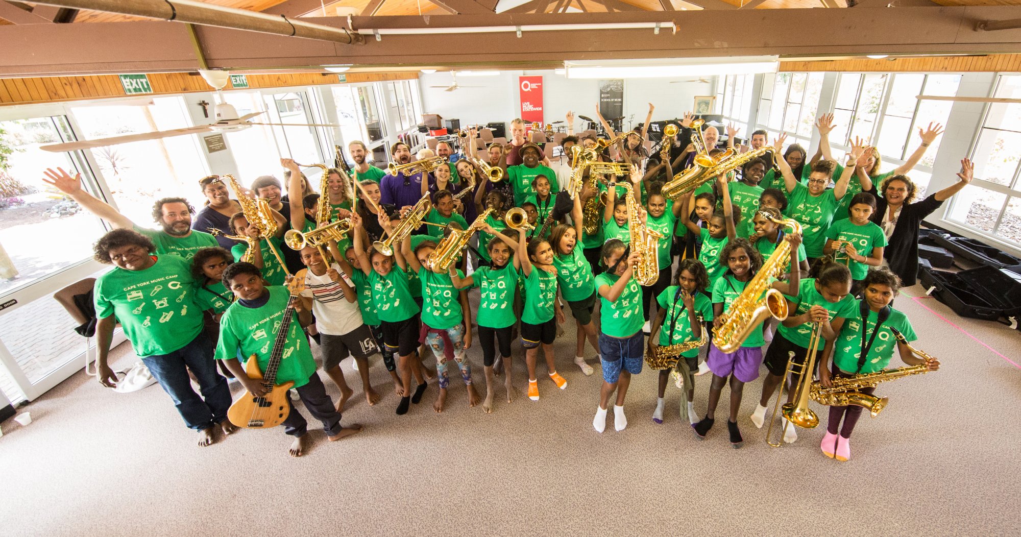Cape York students prepare to take the stage at Band Camp 2026