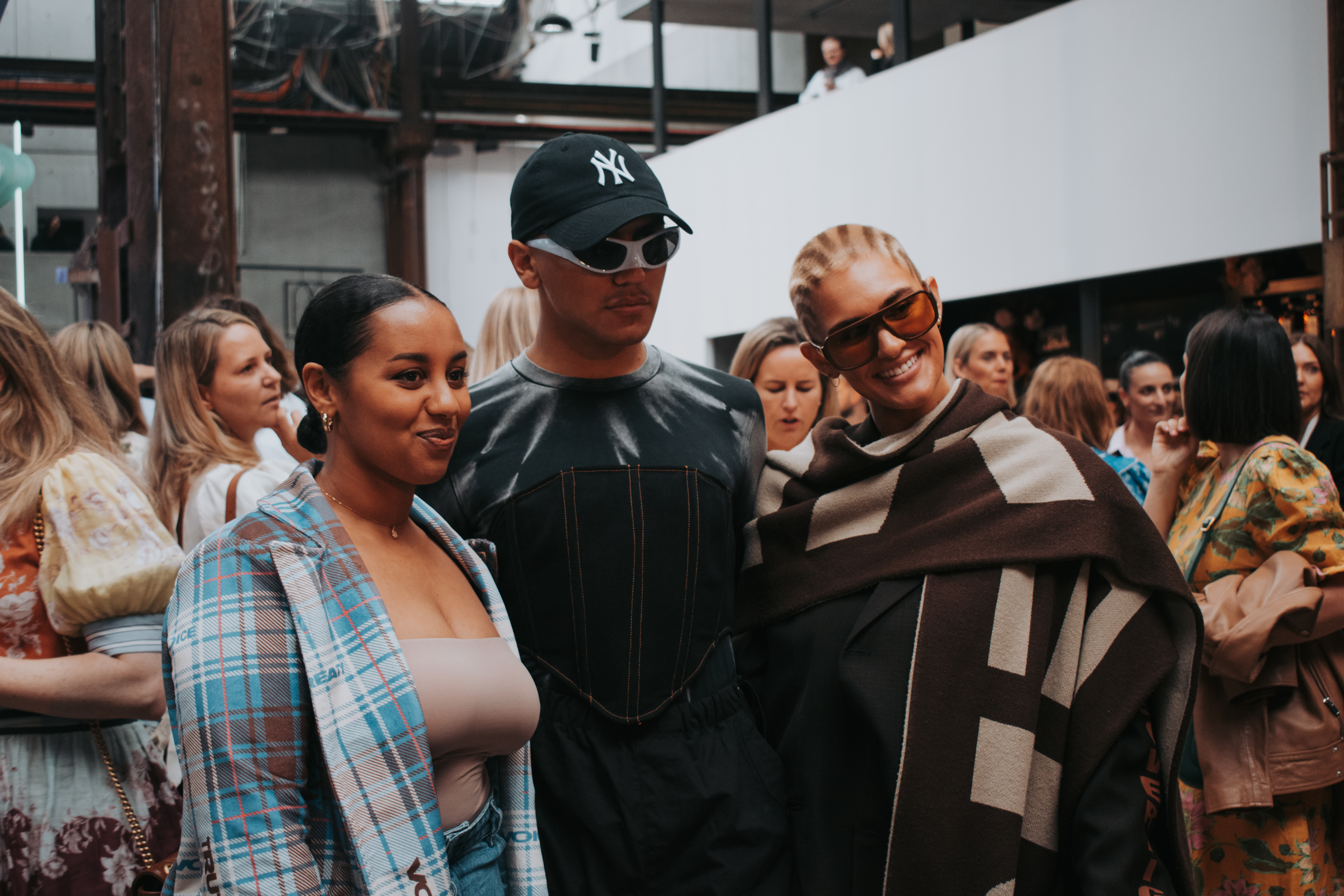 Lindyn Rowland at Australian Fashion Week this year. (Image: Rhiannon Clarke)