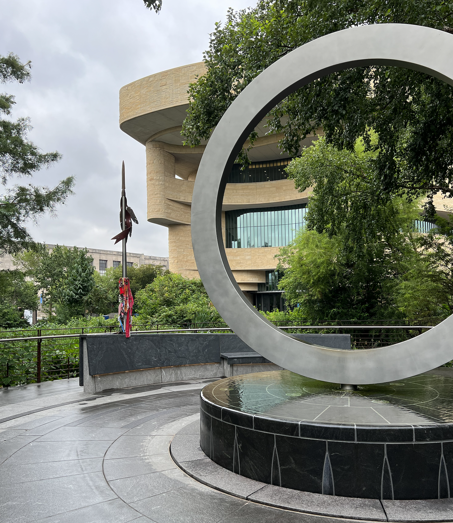 Image of the NMAI with War Memorial in foreground