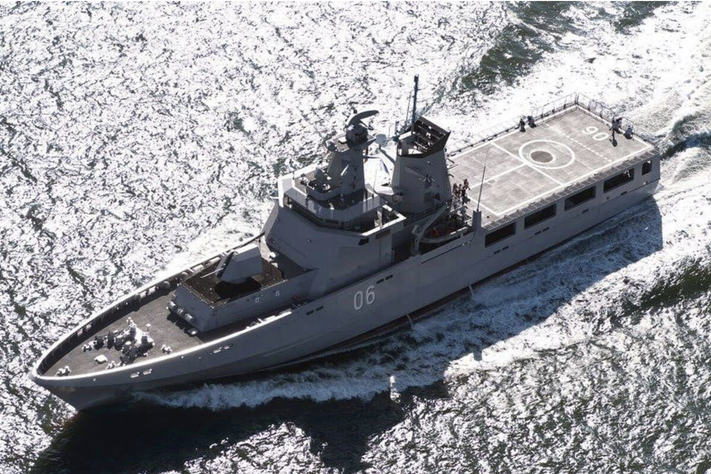 An Arafura Class Offshore Patrol Vessel
