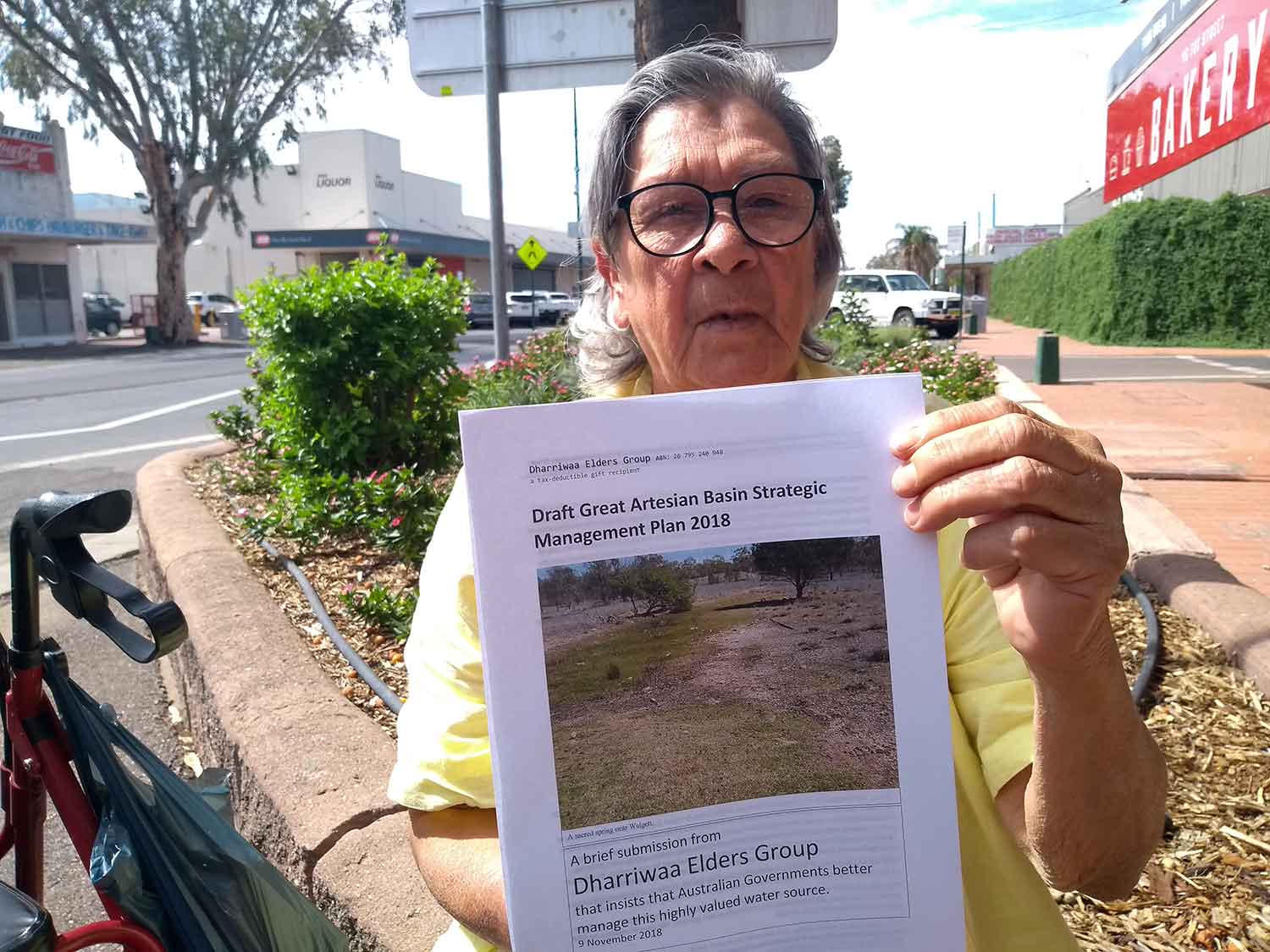 Dharriwaa Elders Group secretary Virginia Robinson has been calling for better management of the Great Artesian Basin for a number of years. 