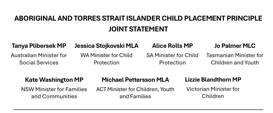 The joint letter from the majority of state and territory ministers