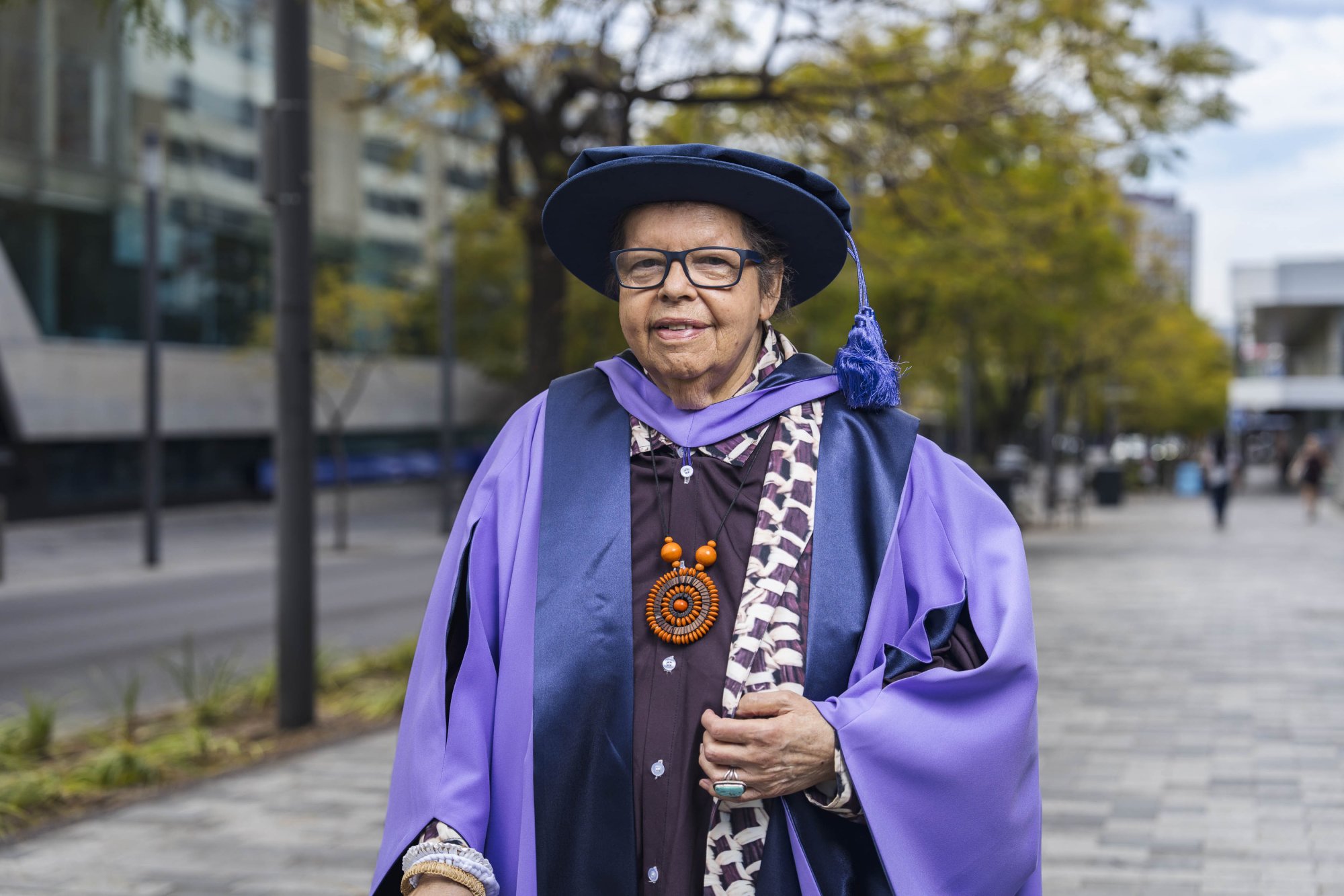 Senior Kaurna Elder recognised with first-of-its-kind honour at Adelaide University