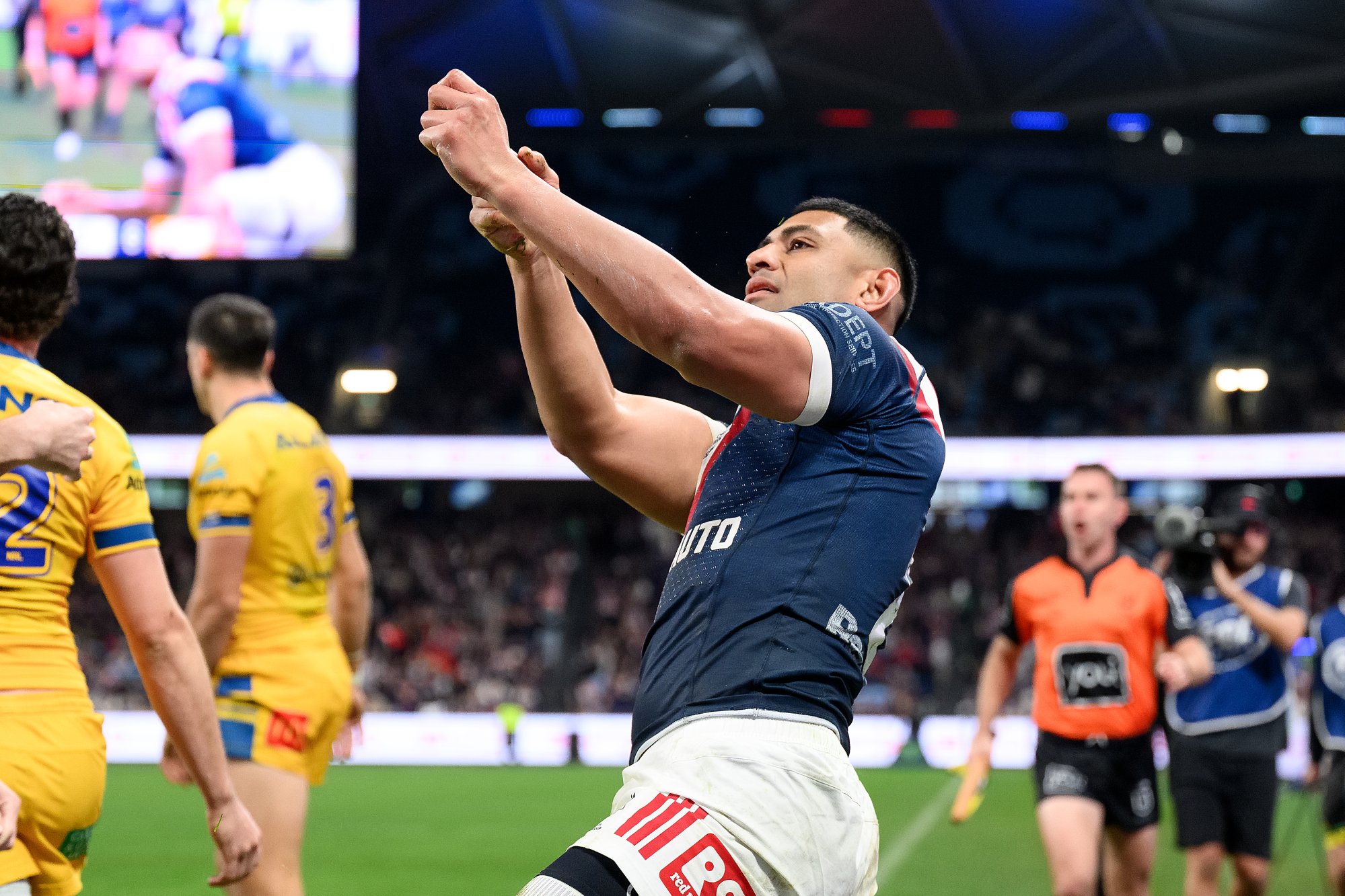 Rooster honours Tongan royalty with milestone hat-trick