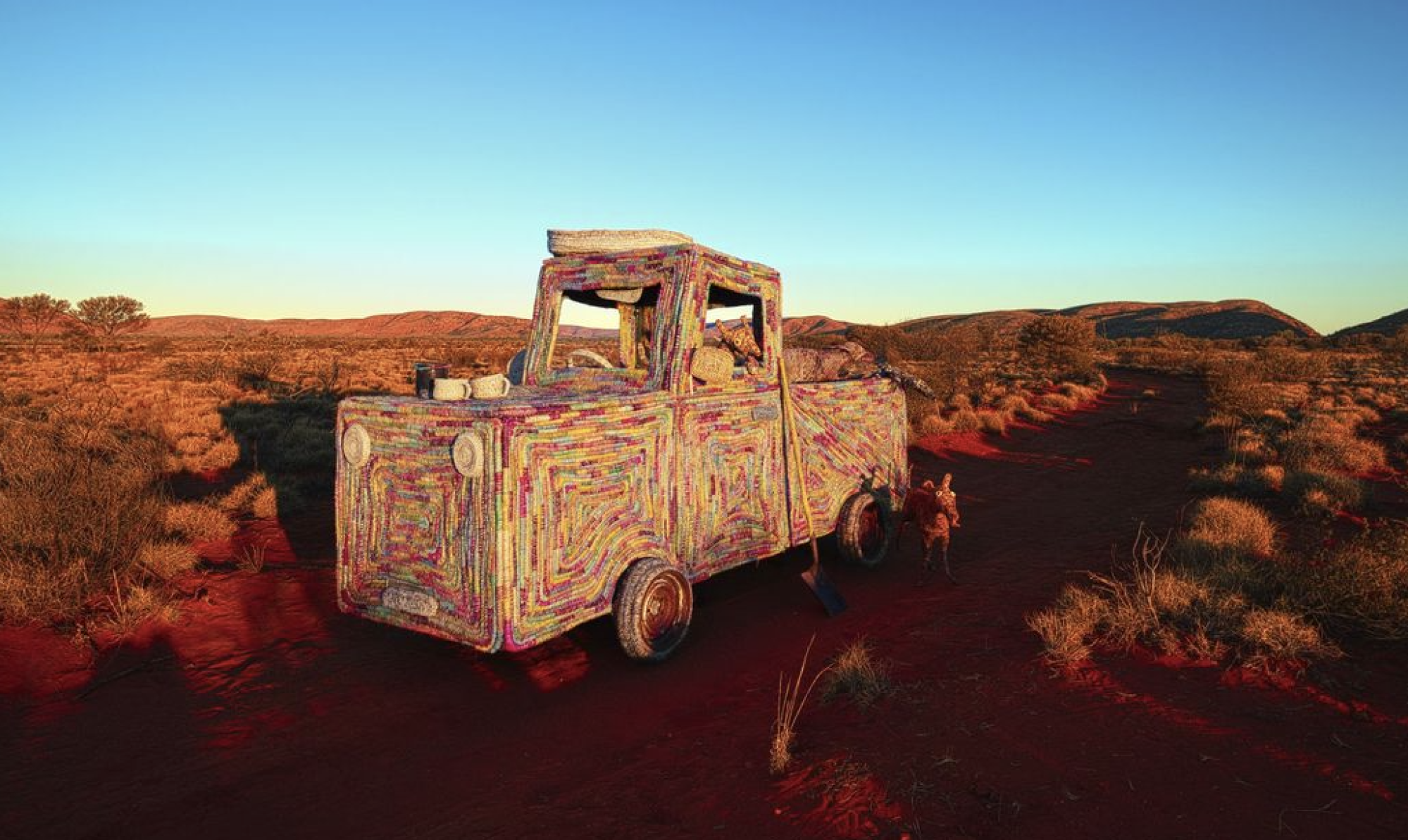 First Nations artists featured in National Gallery of Australia summer blockbuster 'Full Throttle'