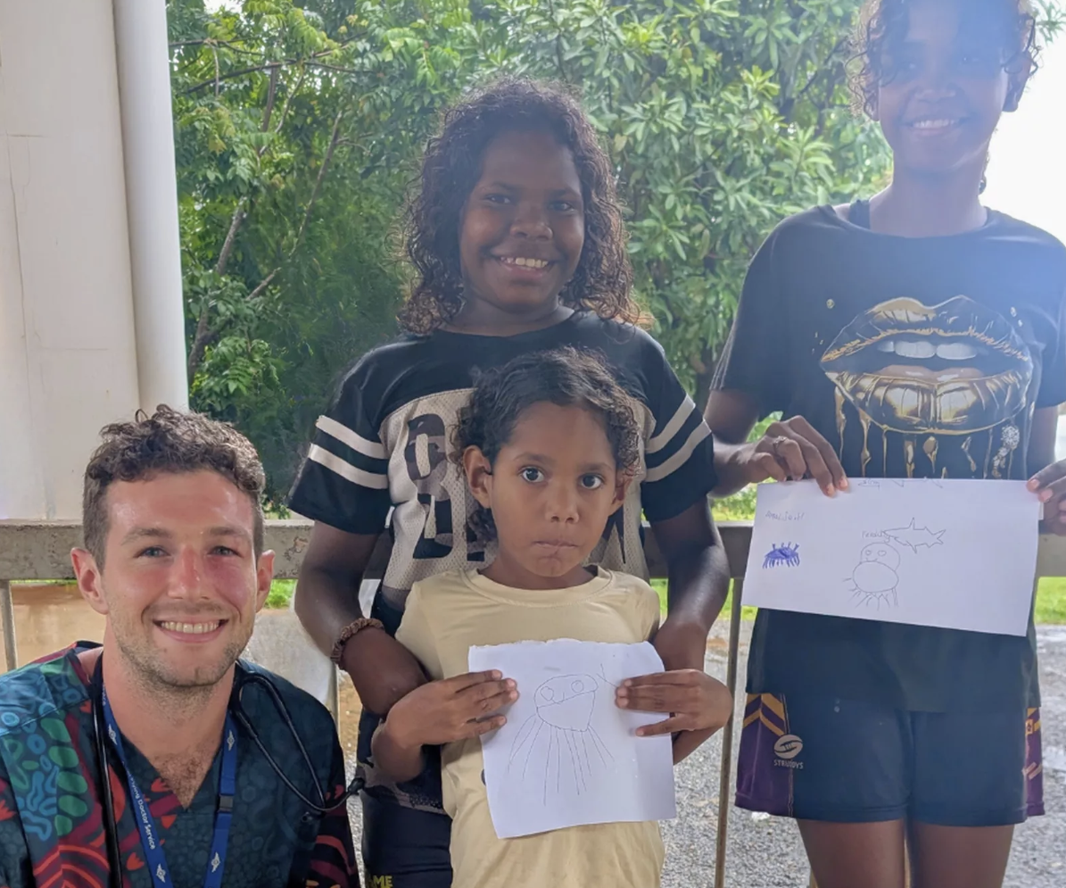 Lockhart River children help bring skin health book to life