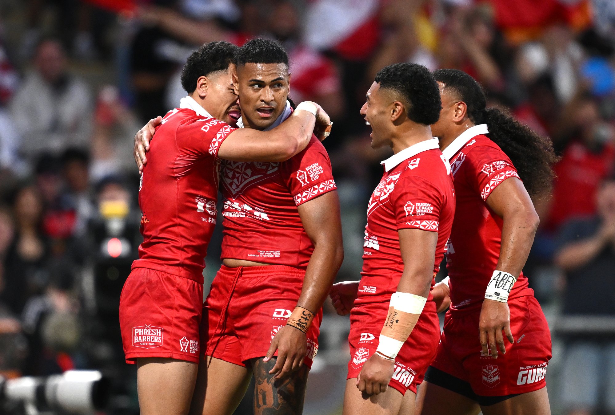 Tonga crush England in World Cup game of death
